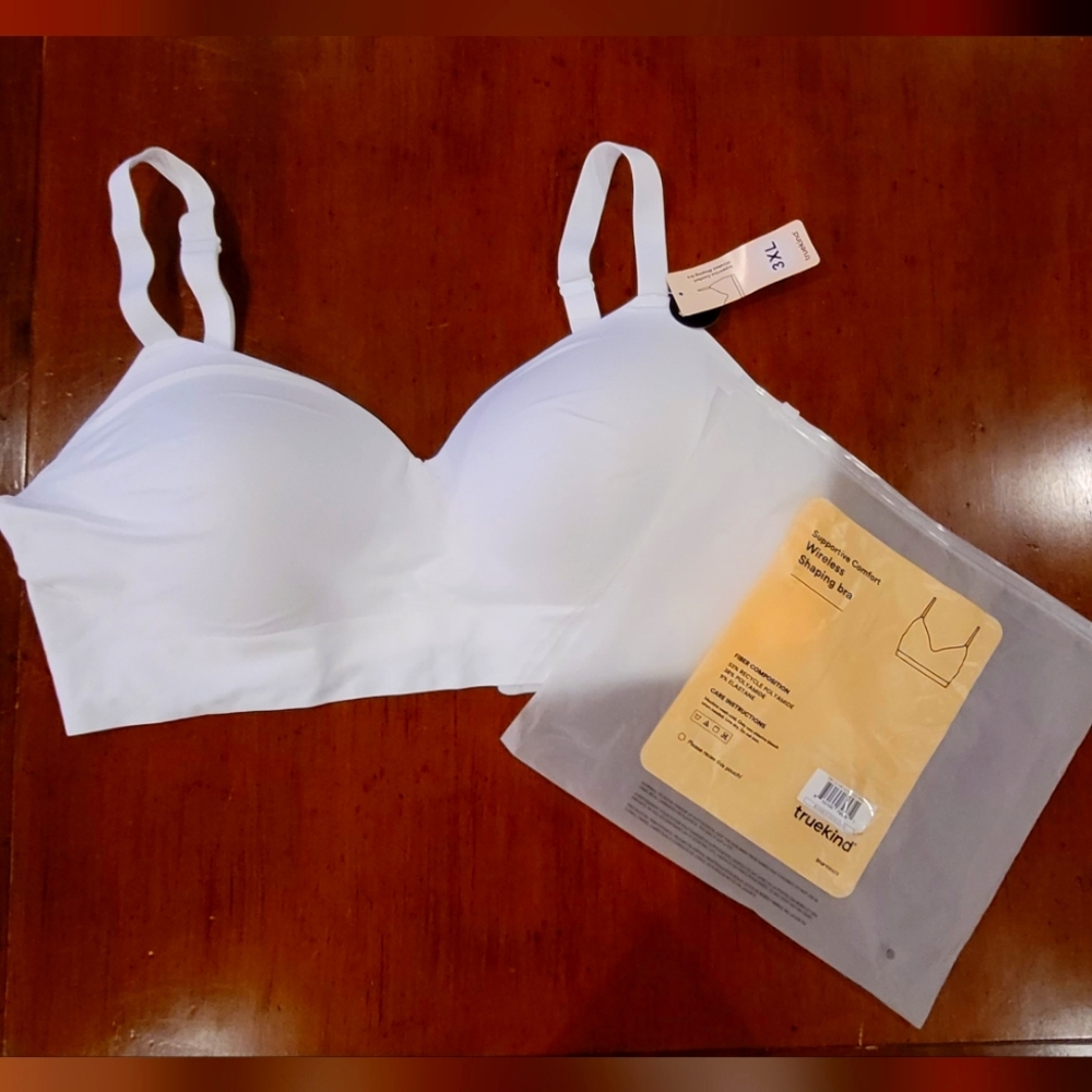 Truekind by shapermint supportive comfort wireless shaping bra 3xl NWT